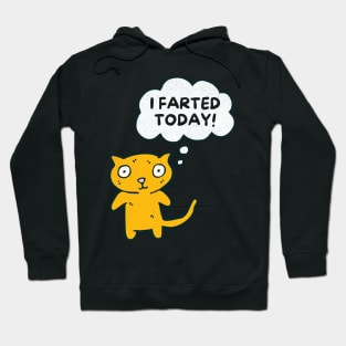 I Farted Today Funny Sarcastic Cat Cute Kitty Christmas Hoodie